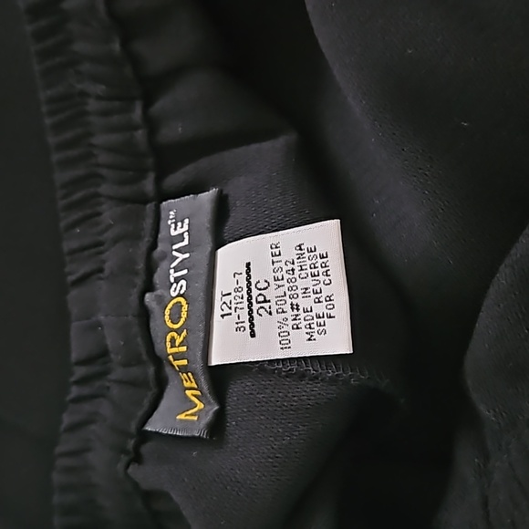 Black pantsuit- 12 tall - Picture 5 of 5